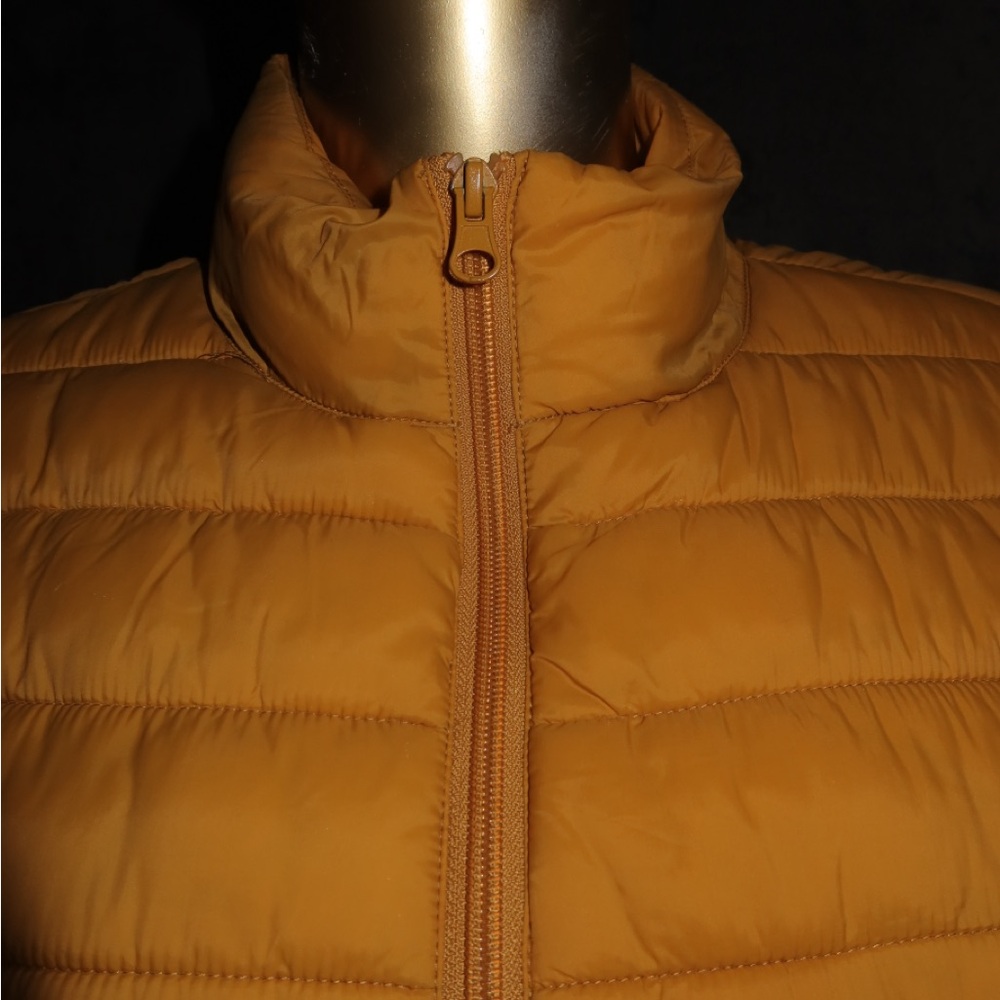 Women's Mustard Puffer Jacket - Picture 4 of 4